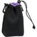 Zing Designs MPBK1 Mediuml Drawstring Pouch (Black/Purple)