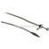 General Brand Metal Cable Release with Screw Lock - 20"