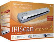 IRISCan Express 2 Portable Color Sheetfeed Scanner