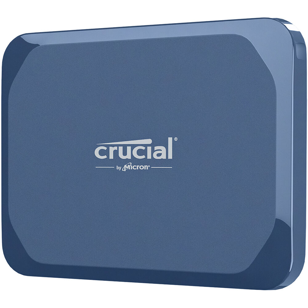 Crucial x10 2tb portable usb-c zunanji ssd disk v modri barvi