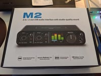 MOTU M2 Home Recording Kit with Audio-Technica AT2020 Condenser
