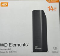 WD 8TB Elements Desktop USB 3.2 Gen 1 External