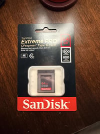 SanDisk 128GB Extreme PRO CFexpress Type B Memory Card (2-Pack)