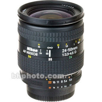 Nikon AF Zoom Nikkor 24-50mm f/3.3-4.5 D Autofocus Lens