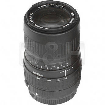 Sigma Zoom Telephoto 100-300mm f/4.5-6.7 DL Autofocus Lens for Canon EOS