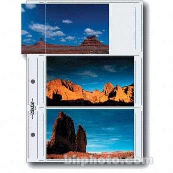 Print File Premium Series-G Archival Storage Page, 4x7" APS - 25 Pack