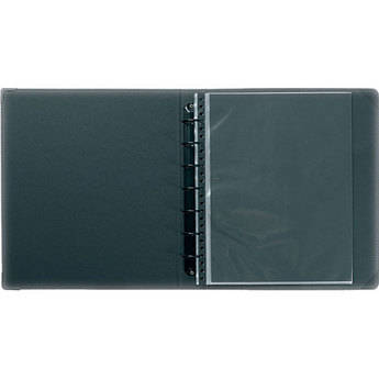 Prat Classic Ring Binder - 11 x 17" - Black - Ten Sheet Protectors