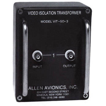 Allen Avionics VIT-50 50-Ohm Video Isolation Transformer (Plastic Case)