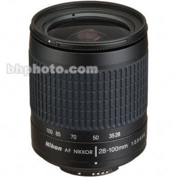 Nikon Zoom W/A-Telephoto AF Zoom Nikkor 28-100mm f/3.5-5.6 G AF Lens - Black