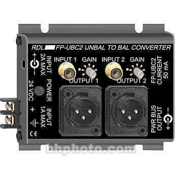 RDL FP-UBC2 2-Channel Unbalanced to Balanced Converter