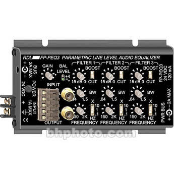 RDL FP-PEQ3 - 3-Band Parametric Equalizer