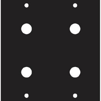 Middle Atlantic Four 7/16" Punchout Panel