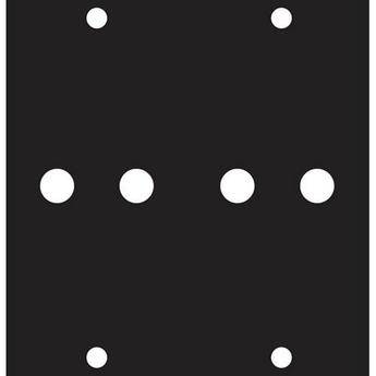 Middle Atlantic Dual 3/8" Banana Jack Punchout Panel