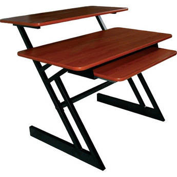 QuikLok Z-250-BKCY 3-Shelf Computer Workstation (Cherry)