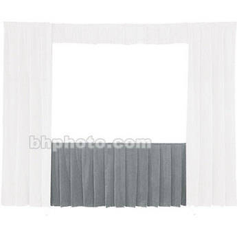 Da-Lite Fast-Fold Standard and Deluxe Skirt Gray 41151G