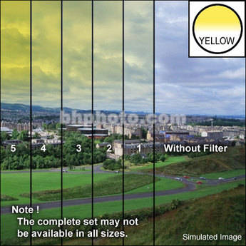Tiffen 2 x 2" 2 Yellow Hard-Edge Graduated Filter