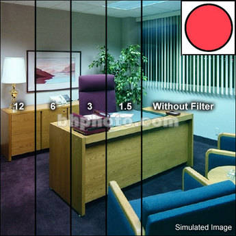 Tiffen 2x3" Decamired Red Set of Warming Glass Filters