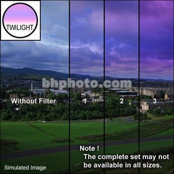 Tiffen 2 x 3" 1 Twilight Graduated Filter (Horizontal Orientation)