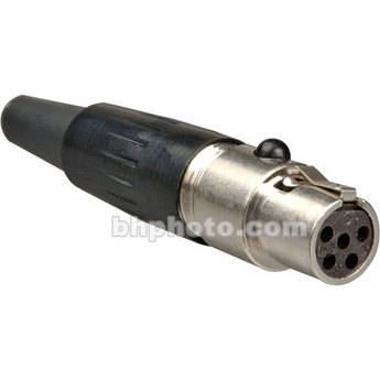 Switchcraft Tini-QG Mini XLR 5-Pin Female Cable Mount (Nickel, Silver)