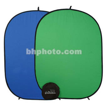 Photogenic Chameleon Collapsible Reversible Background - 57x77" - Chroma Blue/Green