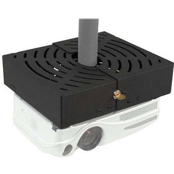 Chief Model PL1-A , PL-1 Series Projector Lock Security Enclosure with Key Configuration (Black)