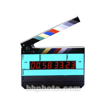 Denecke TS-3 Time Code Slate - Black and White Clapper, EL Backlit