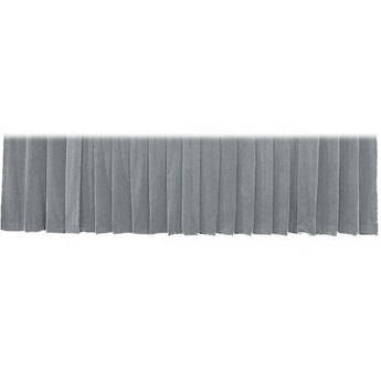 The Screen Works Drapery Panel for the 16'x50" Classic Screen - 15 oz Encore IFR Polyvelour - Gray
