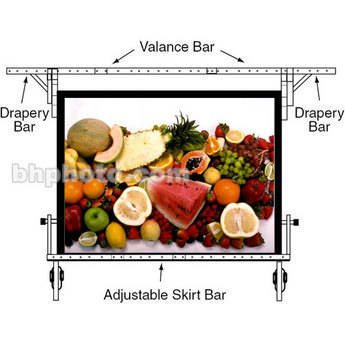 Draper Valence Bar for 68x92" Ultimate Folding Portable Projection Screen