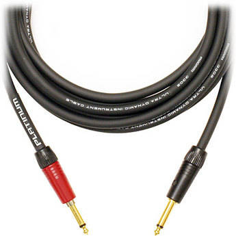 Mogami Platinum TS 1/4" Male to TS 1/4" Male Guitar Cable (12')