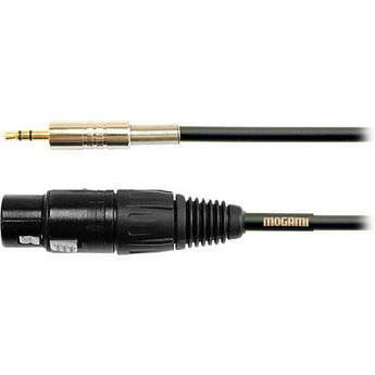 Mogami Gold Stereo Mini Male to 3-Pin XLR Female Cable - 1.5'