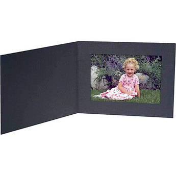 Collector's Gallery Contemp. Black Portrait Folder w/o Border for 4 x 5" Print , Model PF5400-54