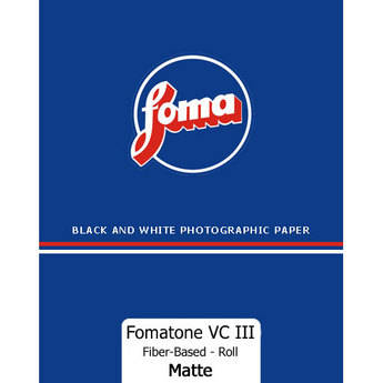 Foma Fomabrom VC Fiber-Based/112 Paper, 42.5"x33' Roll (Matte)