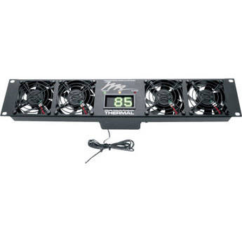 Middle Atlantic UQFP-4D Ultra Quiet Four-Fan Panel with Display