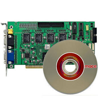 Mace DVR60008  8-Channel PCI DVR Capture Card with Software (30 FPS)