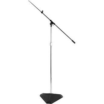 On-Stage SMS7630B  Hex-Base Studio Microphone Stand with Telescoping Boom (Black)