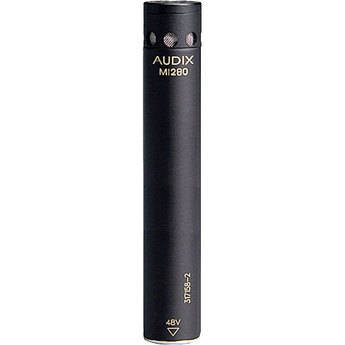 Audix M1280B Miniature Condenser Microphone with 25' Cable (Cardioid)