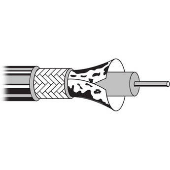 Belden 1695A RG6 Plenum SDI/HDTV Coaxial Cable (1000', Black)