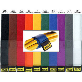 Rip-Tie CableWrap 2 x 18" (10 Pack) (Rainbow)