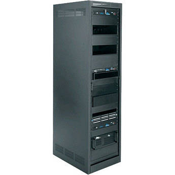 Middle Atlantic WR-24-32 Roll-Out Rotating Rack in Steel Host Enclosure (Black)