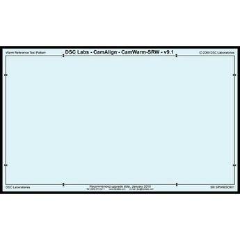 DSC Labs CamAlign CamWarm Chart (Senior)