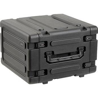 SKB Roto Shockmount Rolling Rack Case 20" Deep (6 RU)