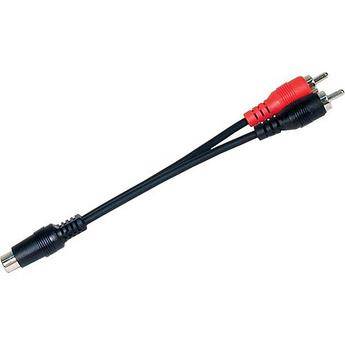 Comprehensive RCA Female to 2 RCA Male Y-Cable
