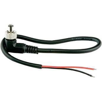 Lectrosonics Right-Angle Locking LZR Plug to Stripped and Tinned Leads Power Cable (12")
