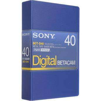 Sony BCT-D40 40 Minute Digital Betacam Cassette