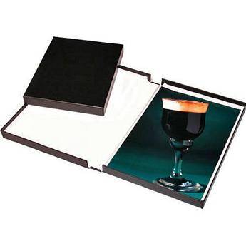 Print File Black Archival Portfolio Box with White Lining - 13.25 x 19.25 x 2"