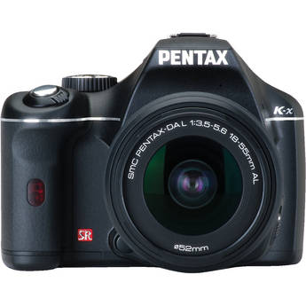 Pentax K-x Digital SLR with 18-55mm Zoom Lens (Black)