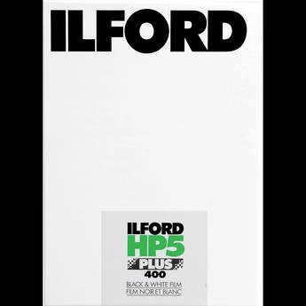 Ilford HP5 Plus Black and White Negative Film (4 x 5", 100 Sheets)