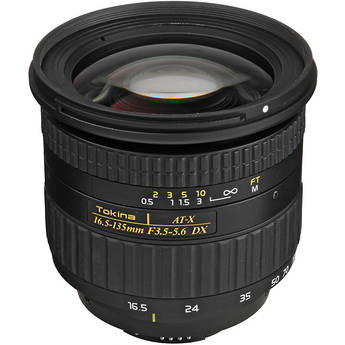 Tokina 16.5-135mm f/3.5-5.6 AT-X DX AF Lens for Nikon Digital Cameras