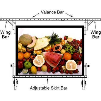 Da-Lite Wing Bars for 9 x 12' Fast-Fold Deluxe Projection Screen (One Pair)