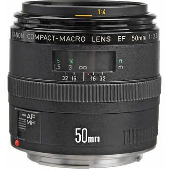 Canon EF 50mm f/2.5 Compact Macro Lens